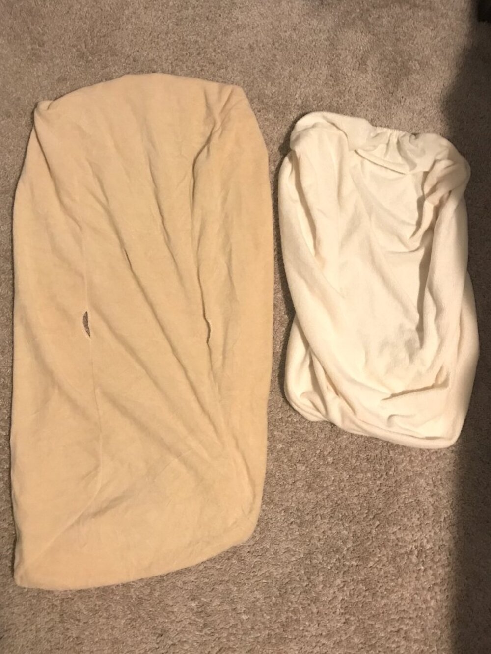 Diaper pad changing covers